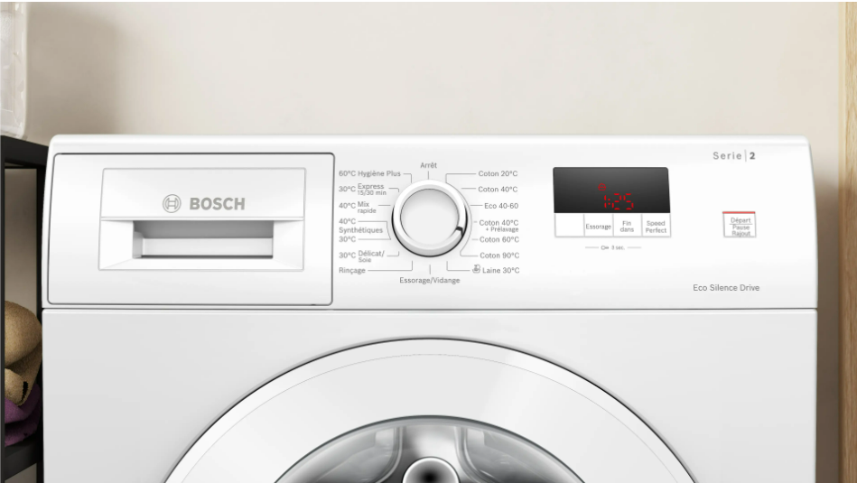 Lave-linge front, 8 kg, max. 1200 tr/min