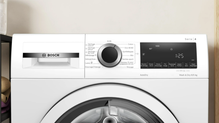 Lave-linge séchant, 9/5 kg, max. 1400 tr/min