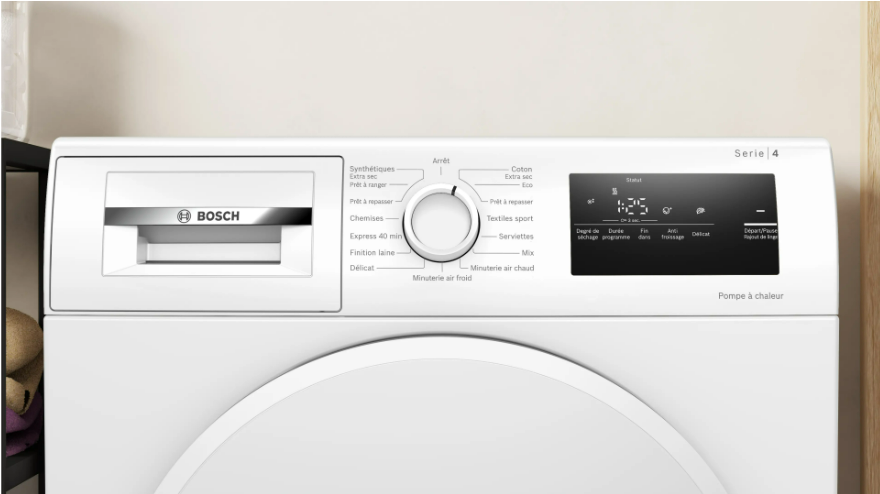 Sèche-linge pompe à chaleur, 8 kg