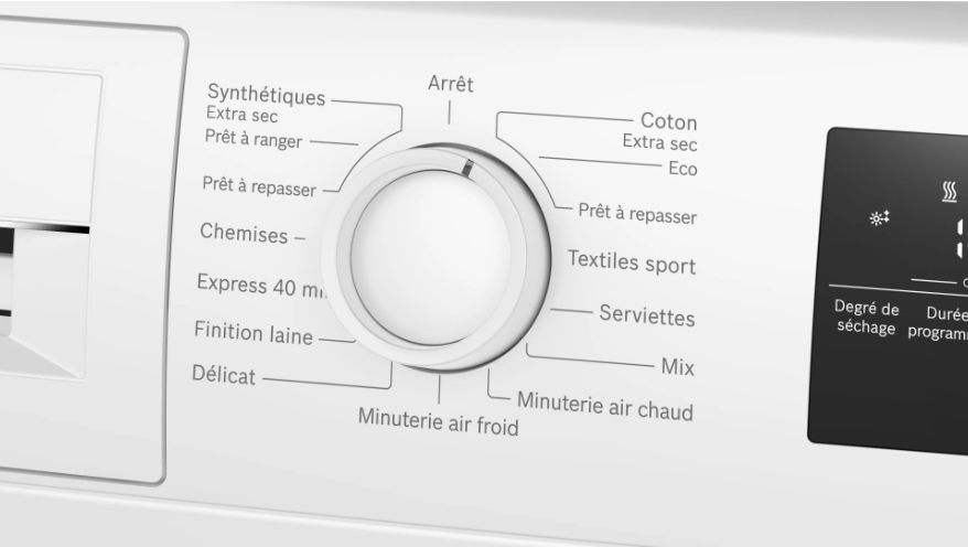 Sèche-linge pompe à chaleur, 8 kg