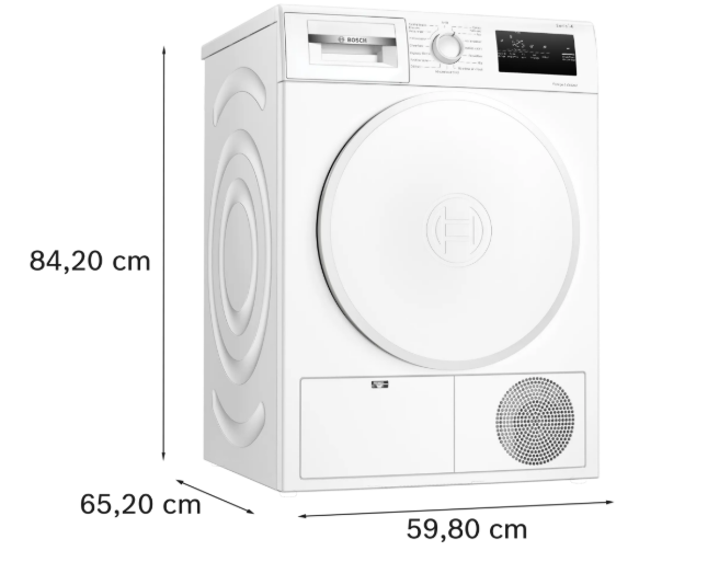 Sèche-linge pompe à chaleur, 8 kg